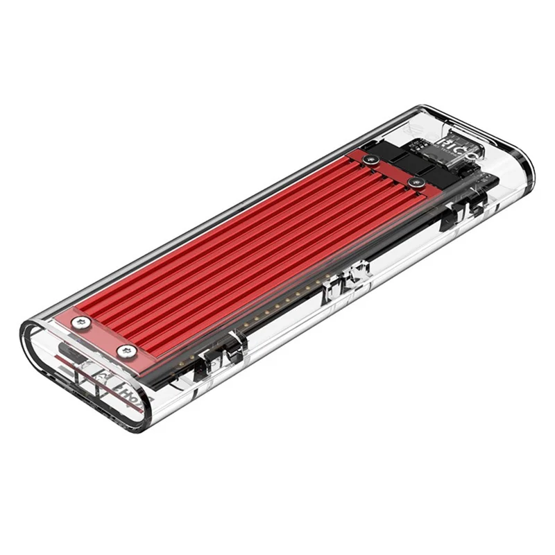ORICO TCM2-C3 NVME M.2 to Type-C SSD Enclosure M Key Support UASP 2TB JMS578 - Red