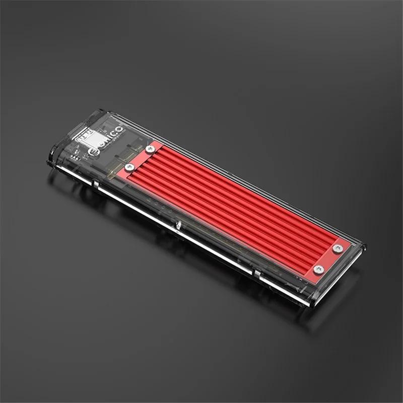 ORICO TCM2-C3 NVME M.2 to Type-C SSD Enclosure M Key Support UASP 2TB JMS578 - Red