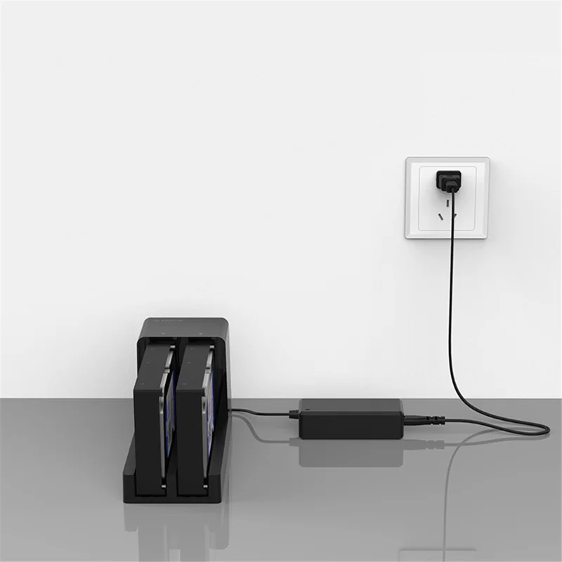 ORICO 6528US3-C 2.5 / 3.5 inch Hard Drive Enclosure 2 Bay Docking Station Offline Clone