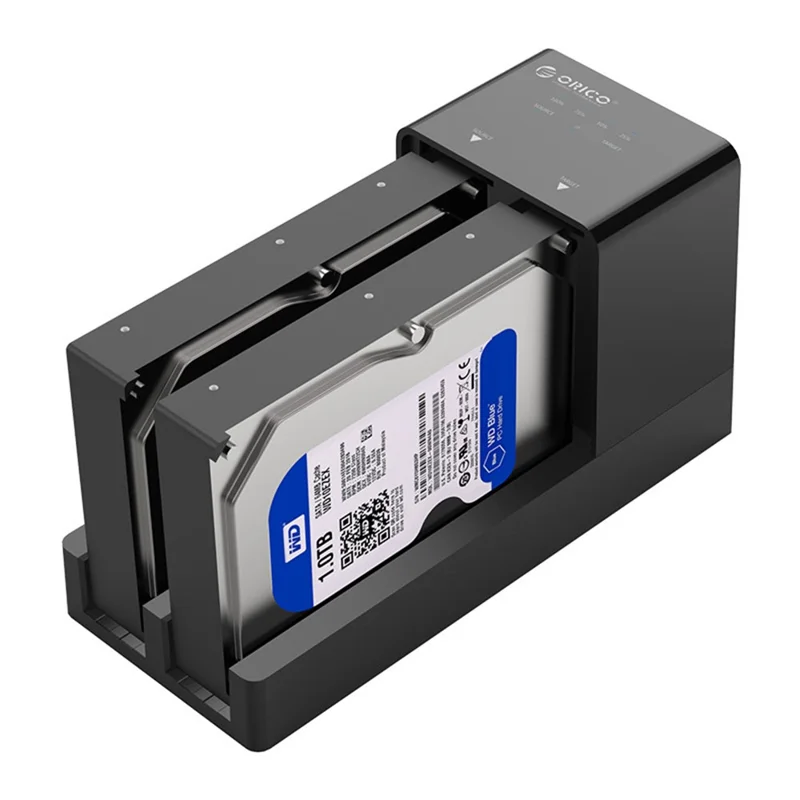 ORICO 6528US3-C 2.5 / 3.5 inch Hard Drive Enclosure 2 Bay Docking Station Offline Clone