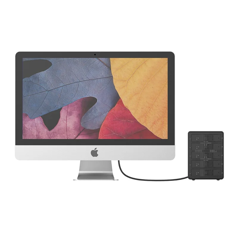 ORICO 9558RU3-SV 3.5-inch External Hard Drive Enclosure JMS567+JMB394 Chip USB3.0 Type-B Output - Black/EU Plug