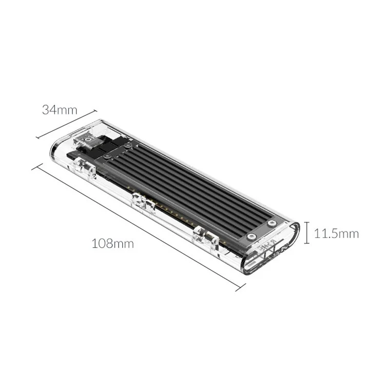 ORICO TCM2F-C3 NGFF M.2SSD para Caixa de Enclosure SSD Type-c