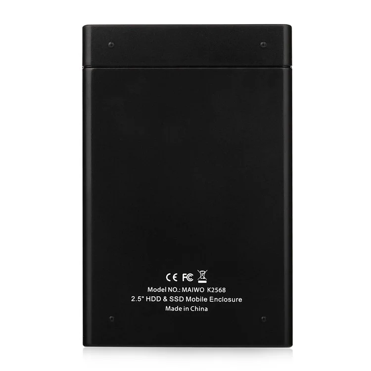 MAIWO USB 3.0 Slide Type Screwless 2.5'' SATAI/II/III HDD/SSD Hard Drive Enclosure (K2568)