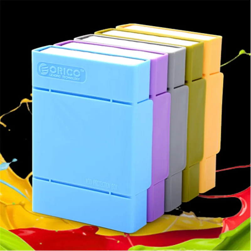 ORICO PHP35-V1 3.5" SATA HDD Hard Disk Drive Protective Storage Box Case Shockproof - Yellow