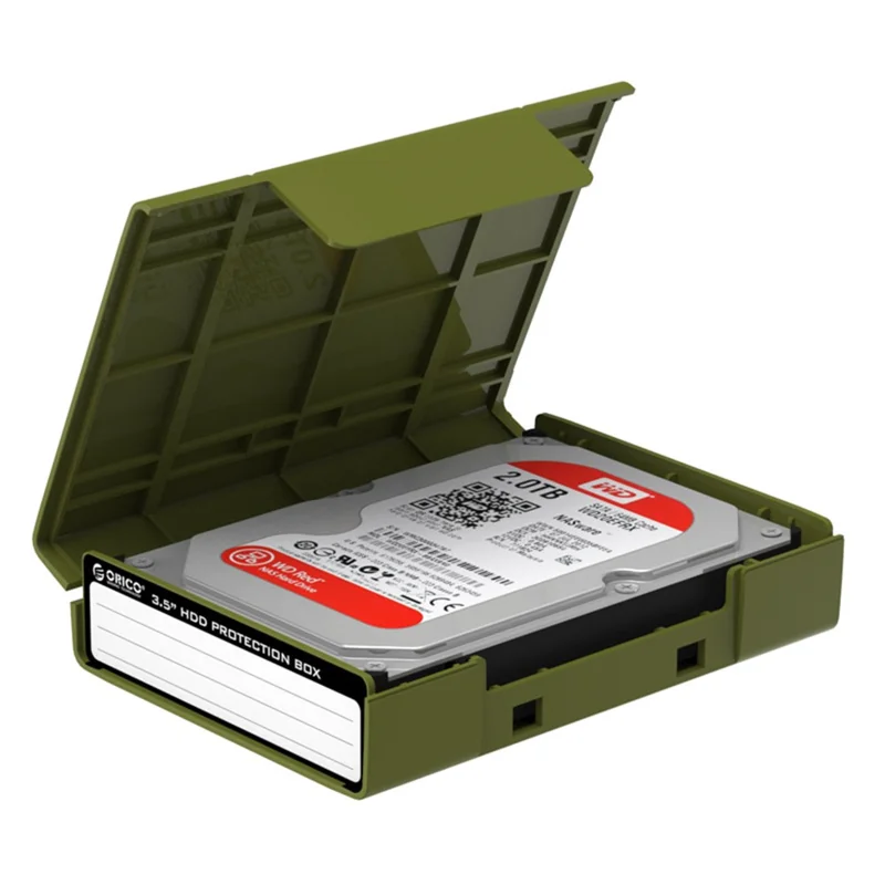 ORICO PHP35-V1 3,5" SATA HDD Harde Schijf Beschermhoes Schokbestendig - Groen