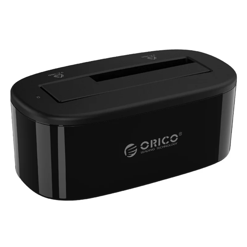 ORICO Super Speed USB 3.0 to SATA External Hard Drive Dock Tool Free 5Gbps (6218US3) - Black / US Plug