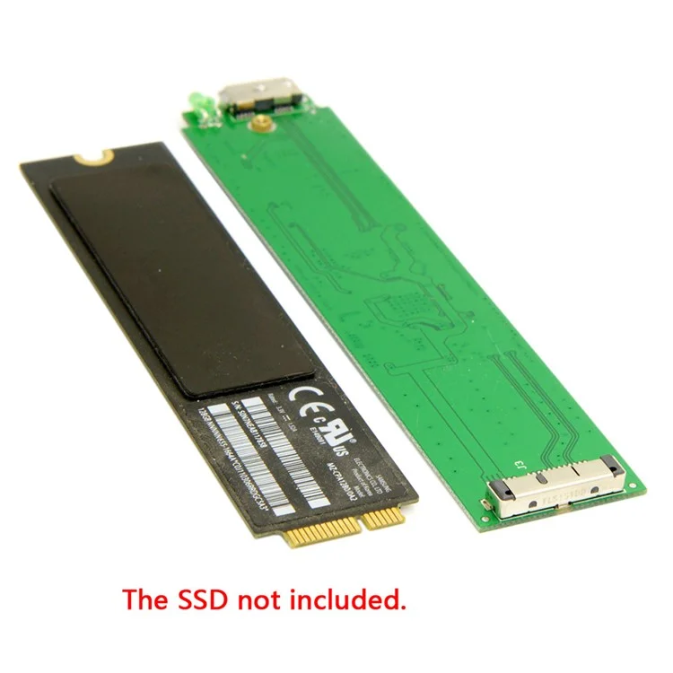 USB 3.0 to 12+6pin SSD HDD Hard Disk Cartridge Drive for 2010 2011 Macbook Air A1369 A1370