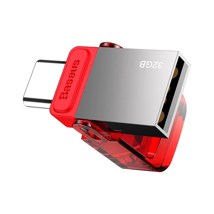 BASEUS 32GB 480Mbps Red-hat Type-C USB Flash Disk - Red