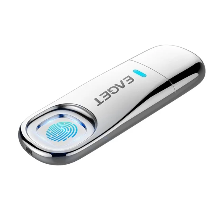 EAGET FU60 Fingerprint Encryped Flash Drive USB 3.0 U Disk Zinc Alloy Memory Stick for Laptops Computers - 64G