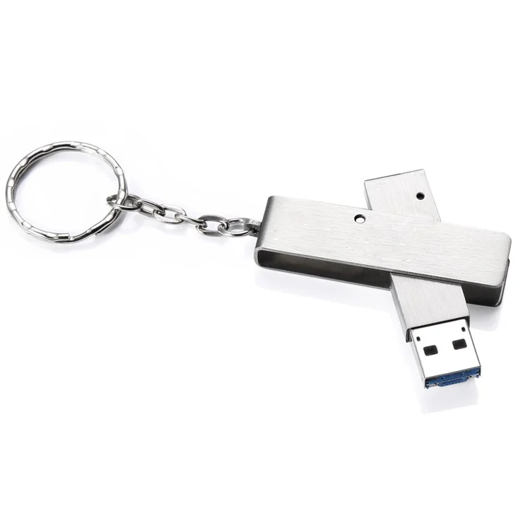 WEITASI 32GB Metal Waterproof OTG U-Disk Micro USB / USB 2.0 Flash Drive U Disk Storage Stick (UV-04-1-32G)