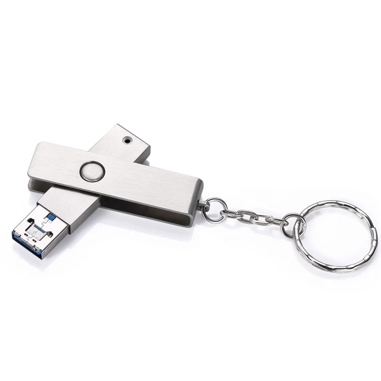 WEITASI 32GB Metal Waterproof OTG U-Disk Micro USB / USB 2.0 Flash Drive U Disk Storage Stick (UV-04-1-32G)