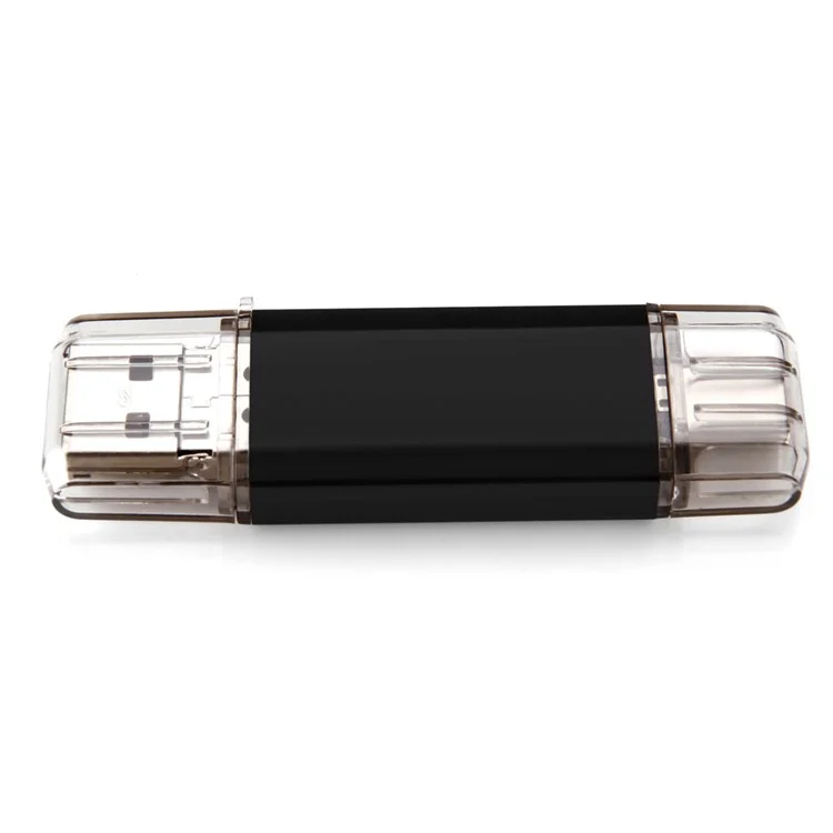 VITAS 16GB U Disk Type-C / Micro USB / USB 2.0 Flash Drive Memory Stick (UV-01-16G) - Black
