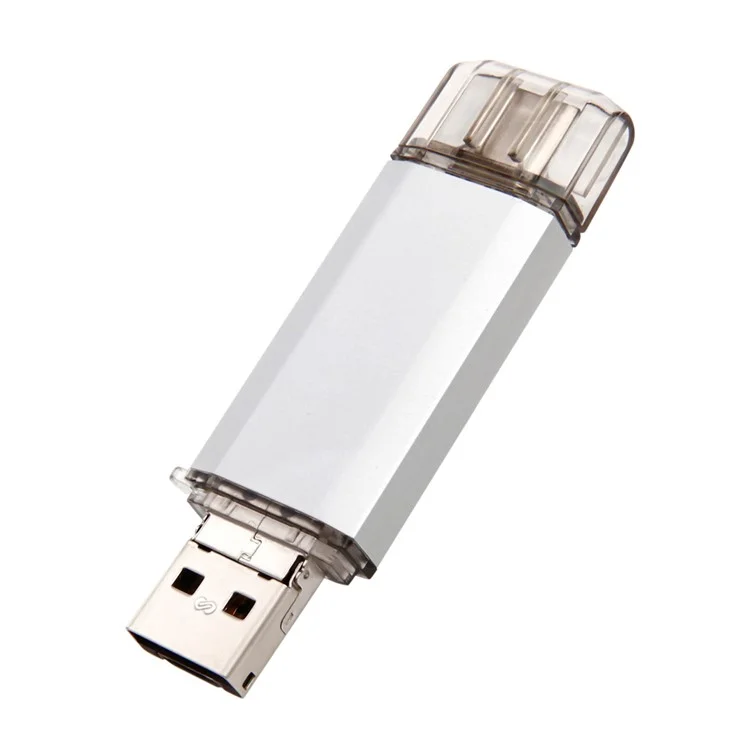 VITAS 64GB Type-C / Micro USB / USB 2.0 Flash Drive U Disk Storage Stick (UV-01-64G) - White