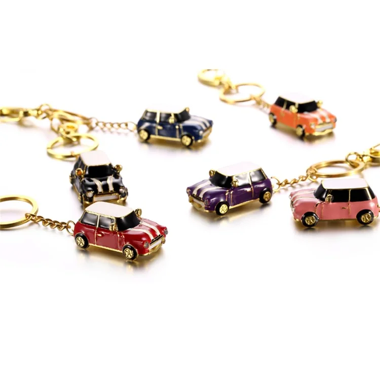 VITAS Mini Metal Car 16GB USB2.0 Flash Drive U Disk with Key Ring for Laptop PC - Dark Blue