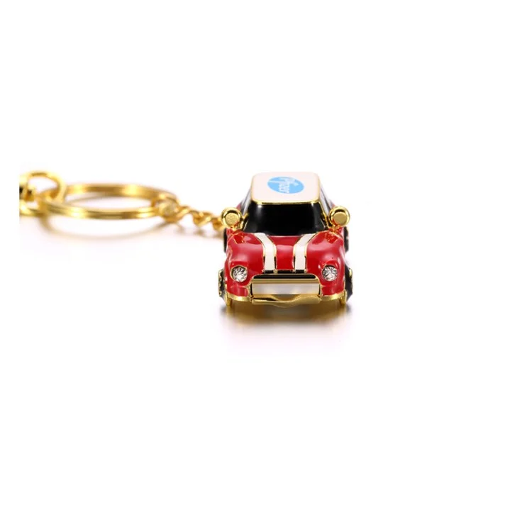 VITAS 32GB Mini Metal Car USB2.0 High Speed Flash Drive with Key Chain for Laptop PC - Red