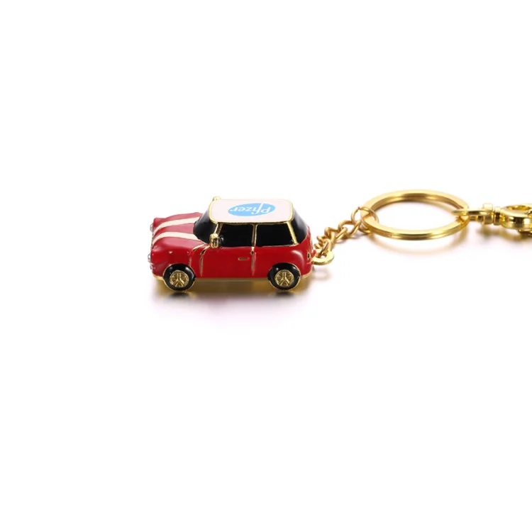 VITAS 32GB Mini Metal Car USB2.0 High Speed Flash Drive with Key Chain for Laptop PC - Red