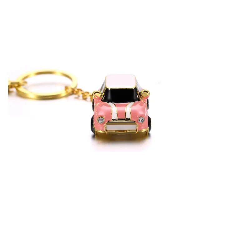 VITAS 32GB Mini Car USB2.0 High Speed U Disk Flash Drive with Key Chain for Laptop PC - Pink