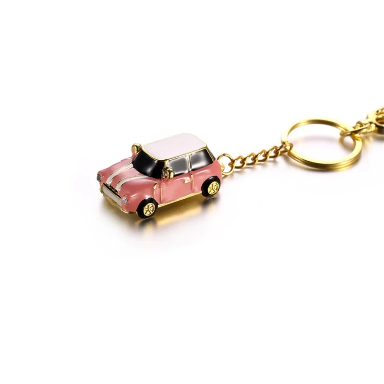 VITAS 32GB Mini Car USB2.0 High Speed U Disk Flash Drive with Key Chain for Laptop PC - Pink