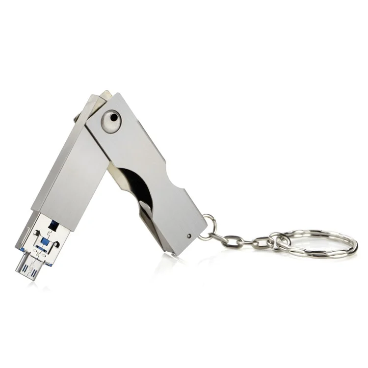 VITAS 64GB 2-in-1 UDP Chip Mini Memory Flash Drive USB 2.0 + Micro USB OTG