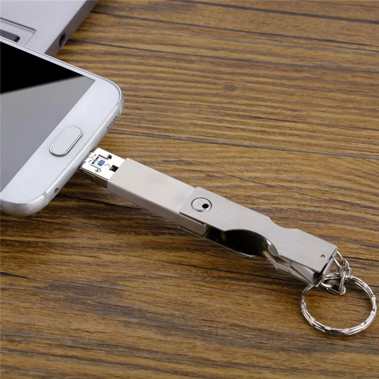 VITAS 64GB 2-in-1 UDP Chip Mini Memory Flash Drive USB 2.0 + Micro USB OTG