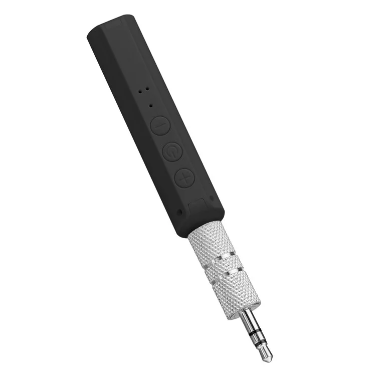 HW-P9 Universal 3.5mm Jack Bluetooth 4.2 Music Receiver Audio Receiver Adapter Car Kit for Headphone Car Stereo - Black