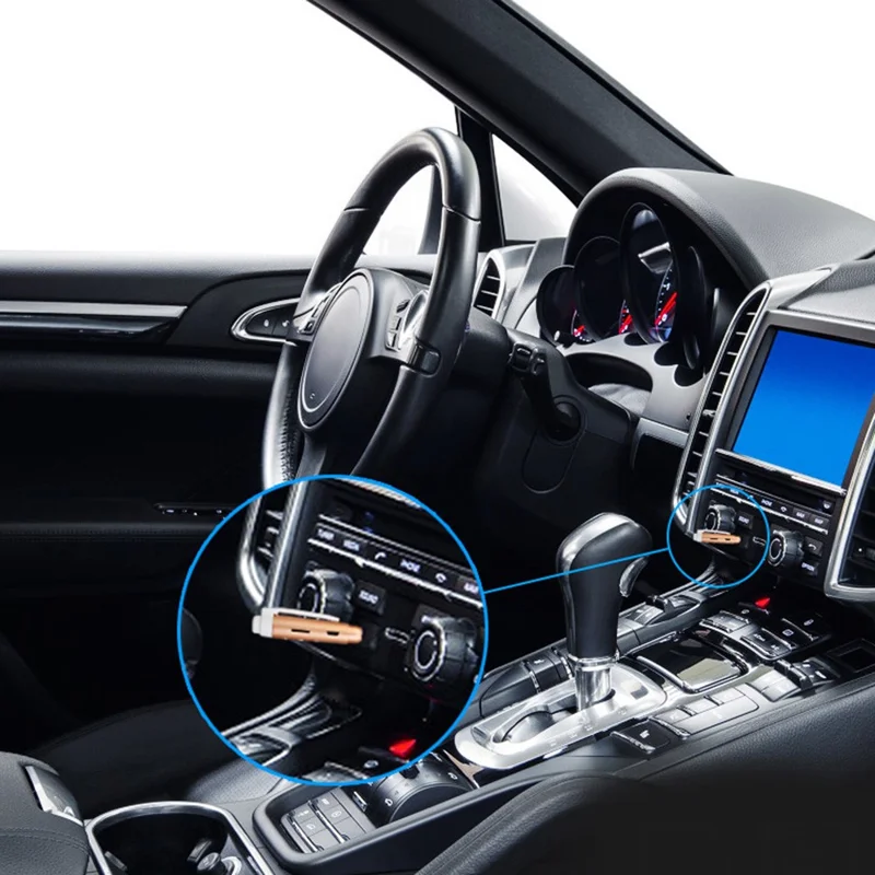 3.5mm AUX-in Wireless Bluetooth-compatible 4.2 Audio Receiver Adapter 20m Transmitting Distance - Gold