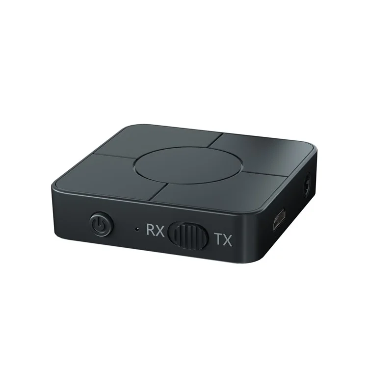 Bluetooth-compatible 5.0 Audio Transmitter Receiver Adapter 2-in-1 Wireless 3.5mm aptX Stereo Audio Adapter