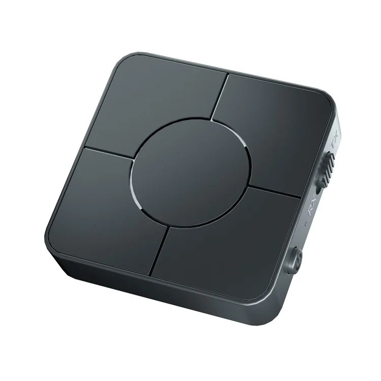 Bluetooth-compatible 5.0 Audio Transmitter Receiver Adapter 2-in-1 Wireless 3.5mm aptX Stereo Audio Adapter