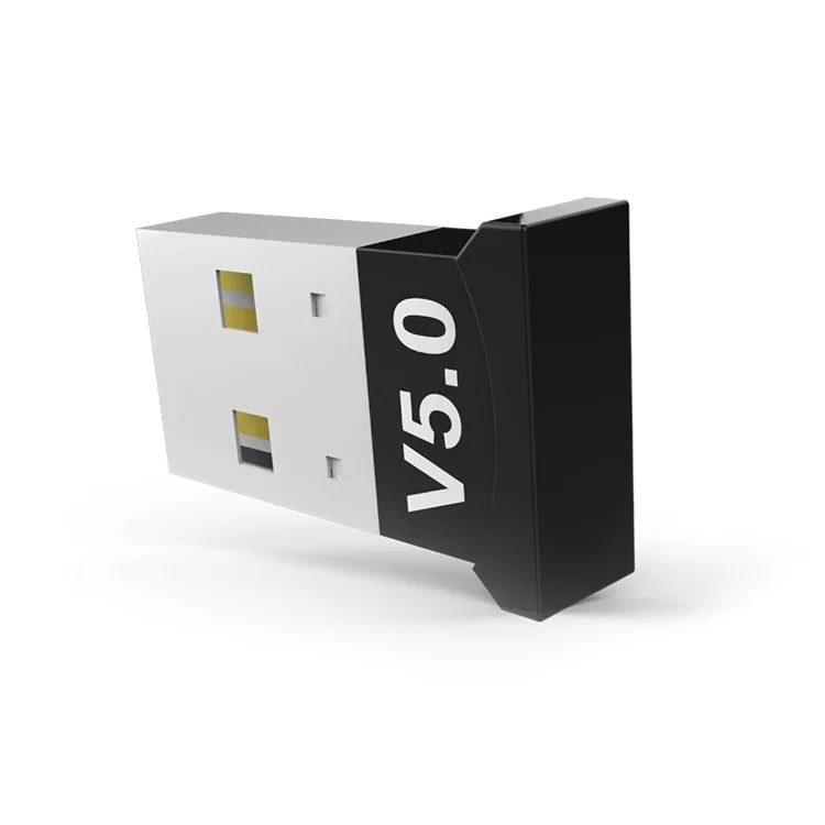 Adaptador Bluetooth 5.0 Mini USB para Computadora Portátil BT06H, para Ratón, Teclado, Altavoz