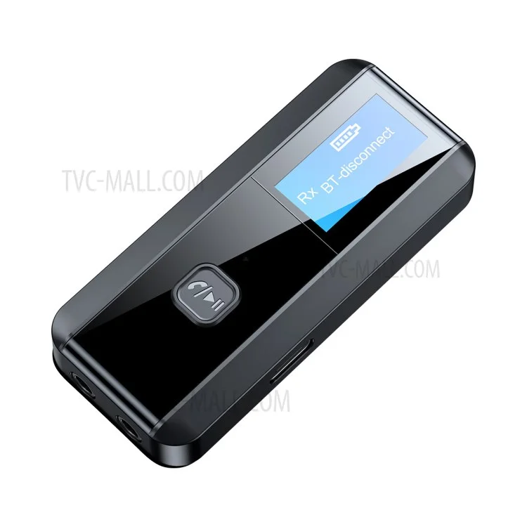 C29 2-en-1 Récepteur/Émetteur audio Bluetooth 5.0 avec écran LCD