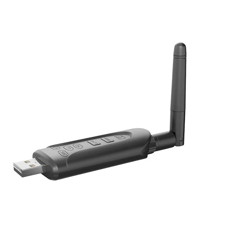 BT-502 USB Bluetooth 5.3 Adapter Wireless Computer Audio Transmitter with Antenna for Speaker Headset