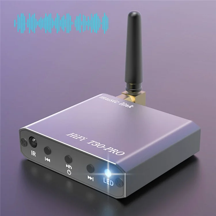 T30 Pro Bluetooth-compatible 5.2 Receiver Multifunctional Audio Adapter Support Hands-Free Calling