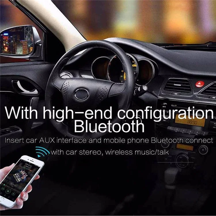 EK201 Portable Car Kit Bluetooth CSR4.0 Music Audio Receiver