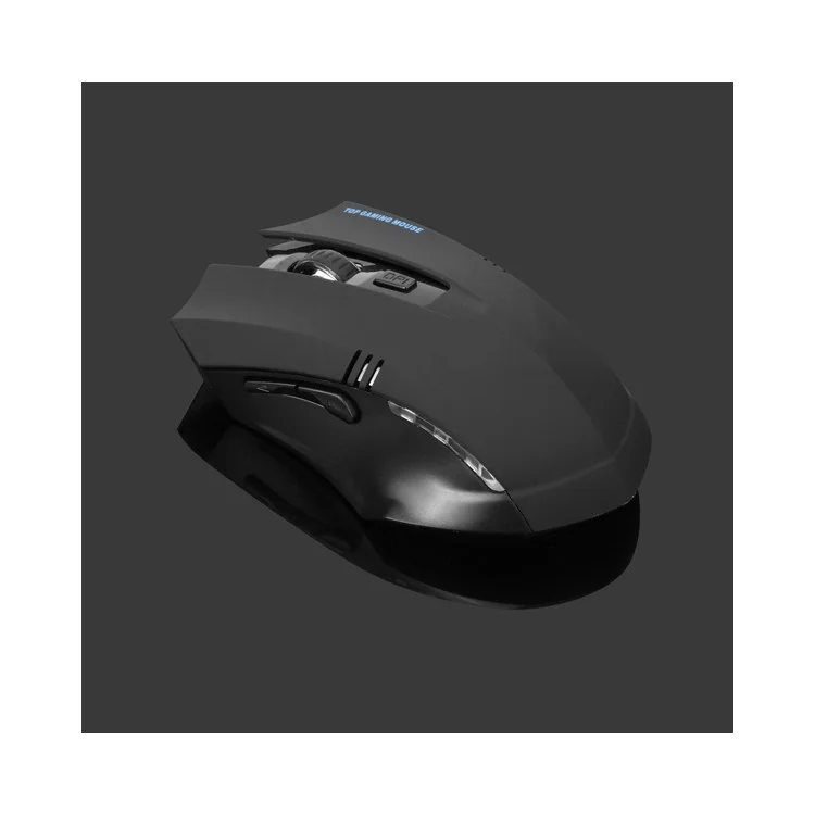 2.4G 1600 DPI 6 Keys Optical Wireless Gaming Mouse with USB Receiver