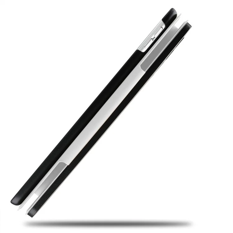 PU Leather Detachable Wireless Bluetooth Keyboard Cover Case with Stand for iPad 9.7 (2017) - White