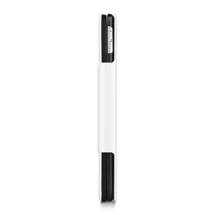 PU Leather Detachable Wireless Bluetooth Keyboard Cover Case with Stand for iPad 9.7 (2017) - White