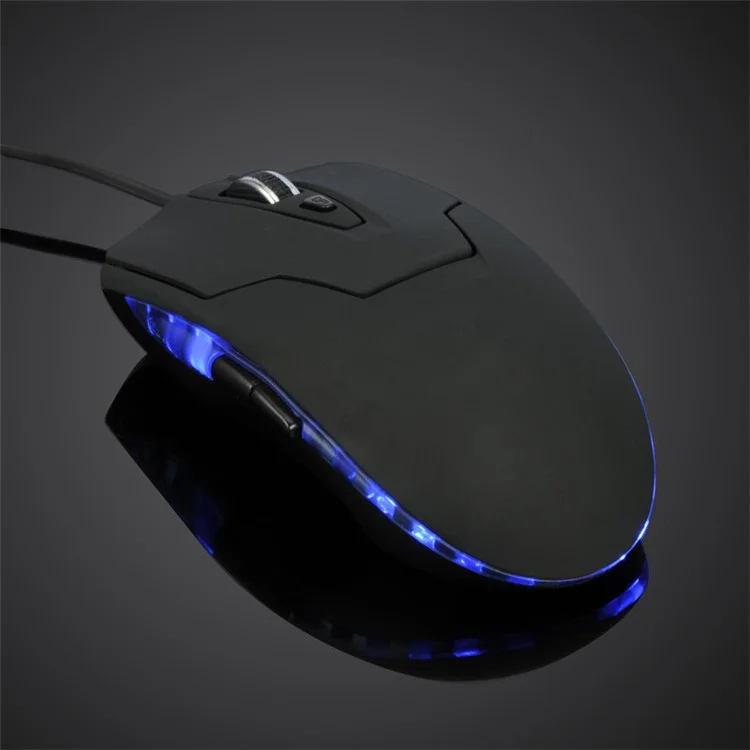 6 Buttons 4 DPI Modes USB Wired Gaming Mouse with LED Light