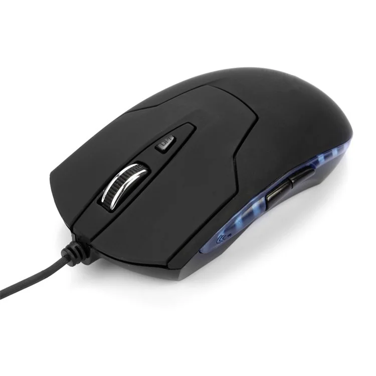6 Buttons 4 DPI Modes USB Wired Gaming Mouse with LED Light