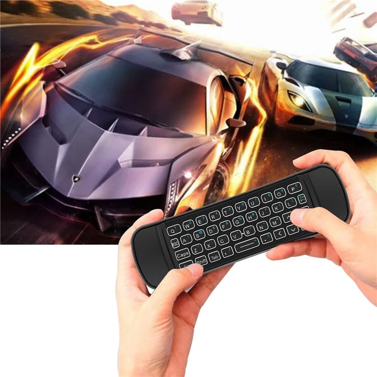 RII MX6 2.4GHz Remote Control Backlight Keyboard with Air Mouse and Voice Control