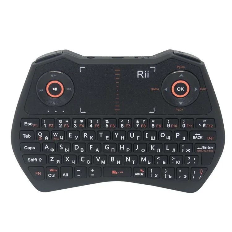 RII Mini I28 2.4GHz Wireless Keyboard with Mouse Touchpad and Backlit (CE/FCC) - Russian Version