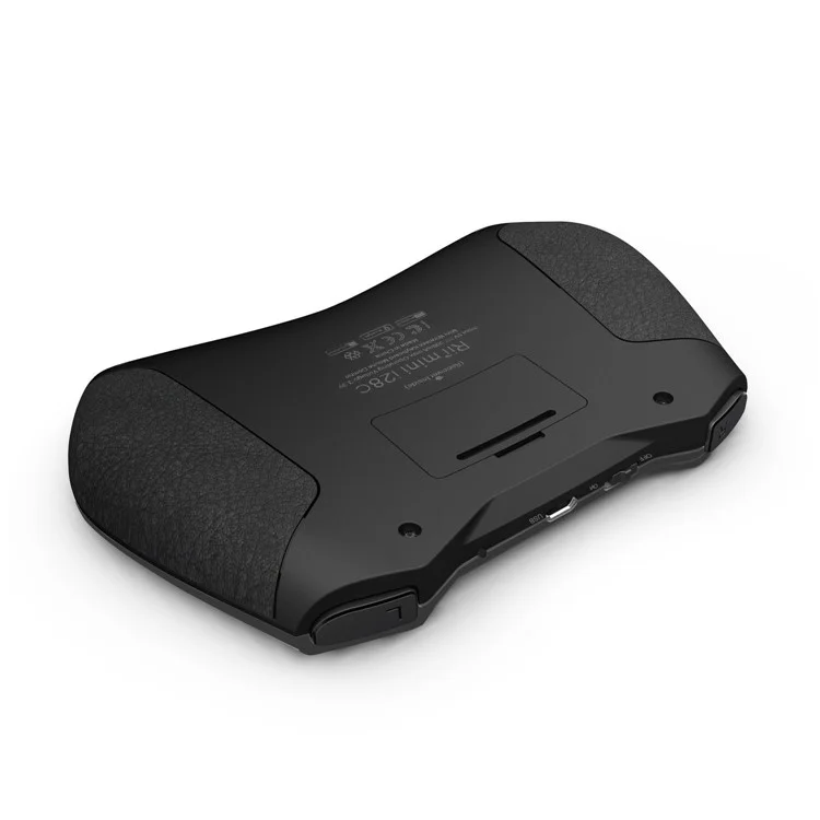 RII Mini i28C 62 Keys 2.4GHz Wireless TouchPad Mouse Mini Keyboard with LED Backlight - French Version