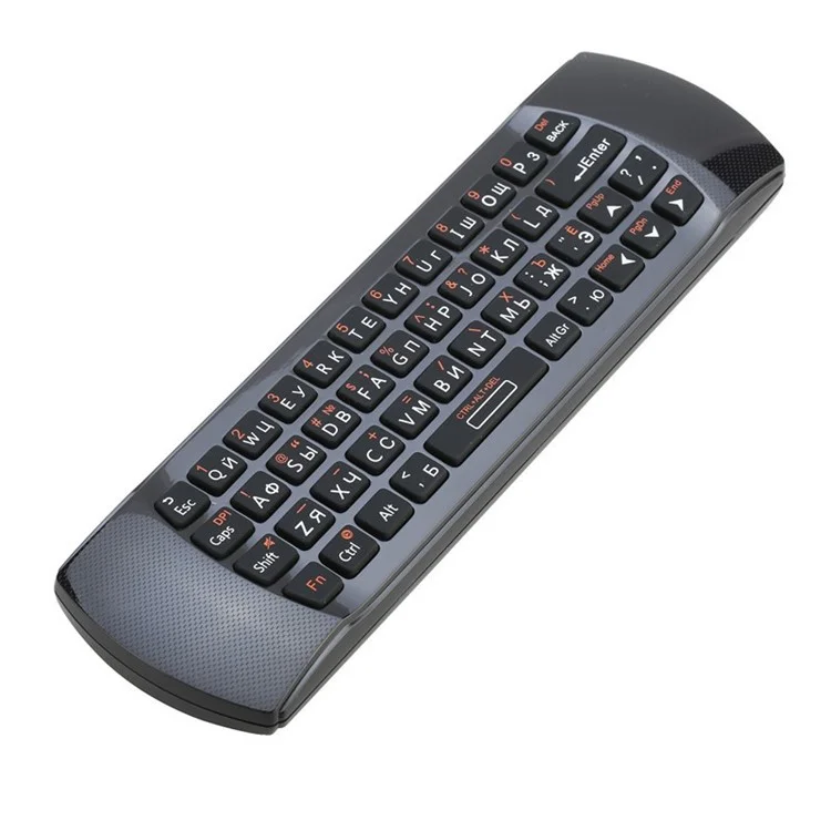 RII K25A Multifunctional 4-in-1 2.4GHz Mini Wireless Fly Mouse Keyboard IR Infrared Remote Control Kit - Russian Version