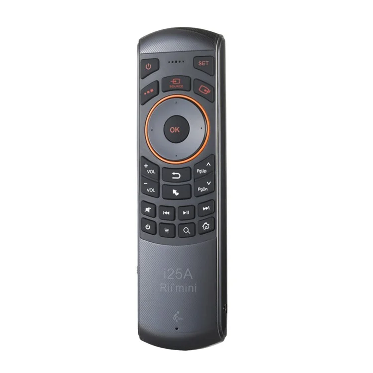 RII K25A Multifunctional 4-in-1 2.4GHz Mini Wireless Fly Mouse Keyboard IR Infrared Remote Control Kit - Russian Version
