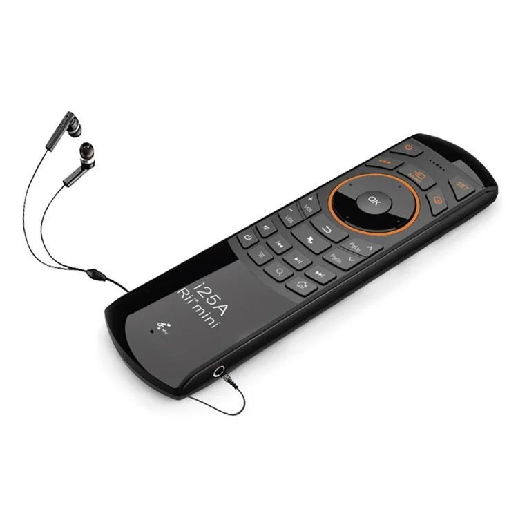 RII K25A Multifunctional 4-in-1 2.4GHz Mini Wireless Fly Mouse Keyboard IR Infrared Remote Control Kit - Russian Version