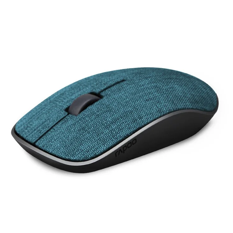 RAPOO 3500Pro Fabric Ergonomic 1000DPI Optical Wireless Gaming Mouse - Blue