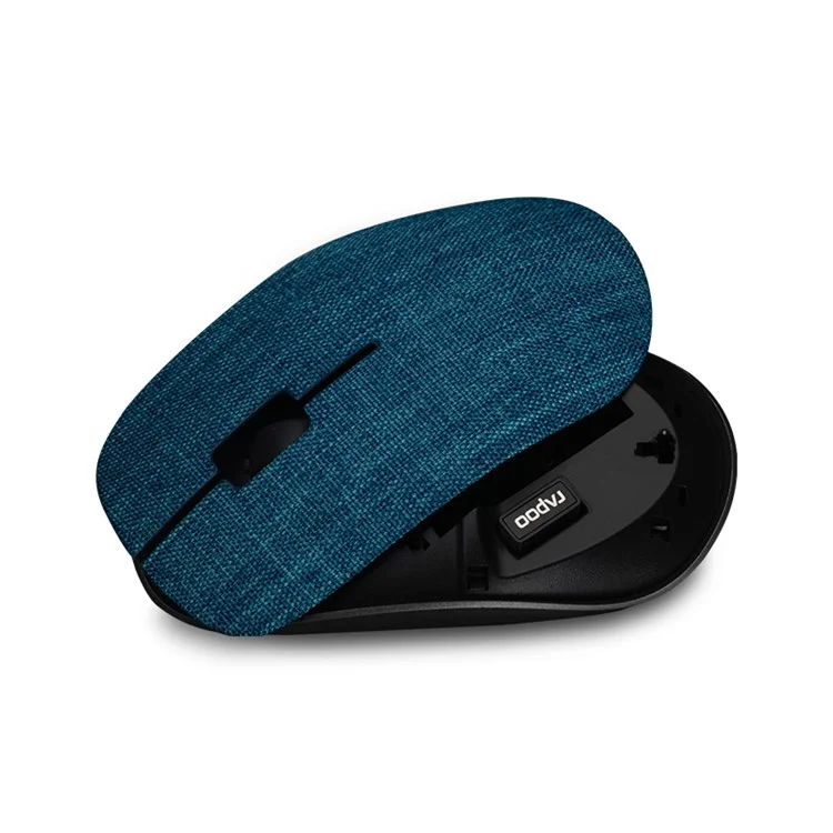 RAPOO 3500Pro Fabric Ergonomic 1000DPI Optical Wireless Gaming Mouse - Blue