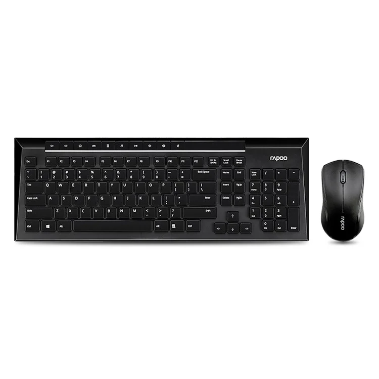 RAPOO 8300P 2.4G Wireless Keyboard and Mouse Combo Kit