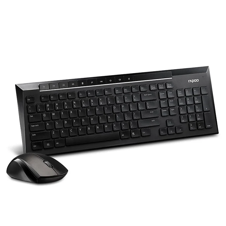 RAPOO 8300P 2.4G Wireless Keyboard and Mouse Combo Kit