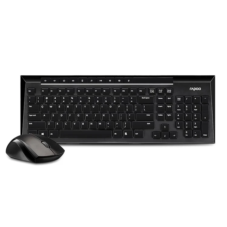 RAPOO 8300P 2.4G Wireless Keyboard and Mouse Combo Kit
