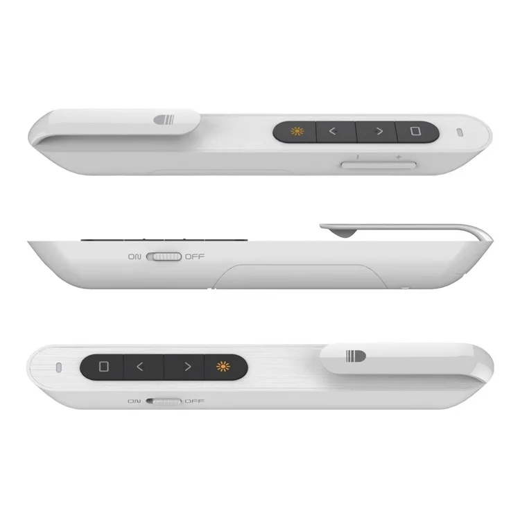 DOOSL DSIT001 Wireless Presenter 2.4GHz Powerpoint Presentation Remote Control - White